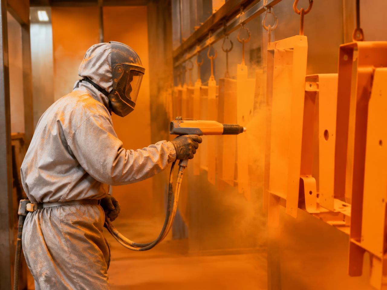 Mitarbeiter in der industriellen Fertigung